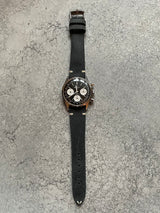 Rios1913 vintage læderrem, sort - Pris: 350kr