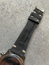 Rios1913 vintage læderrem, sort - Pris: 350kr